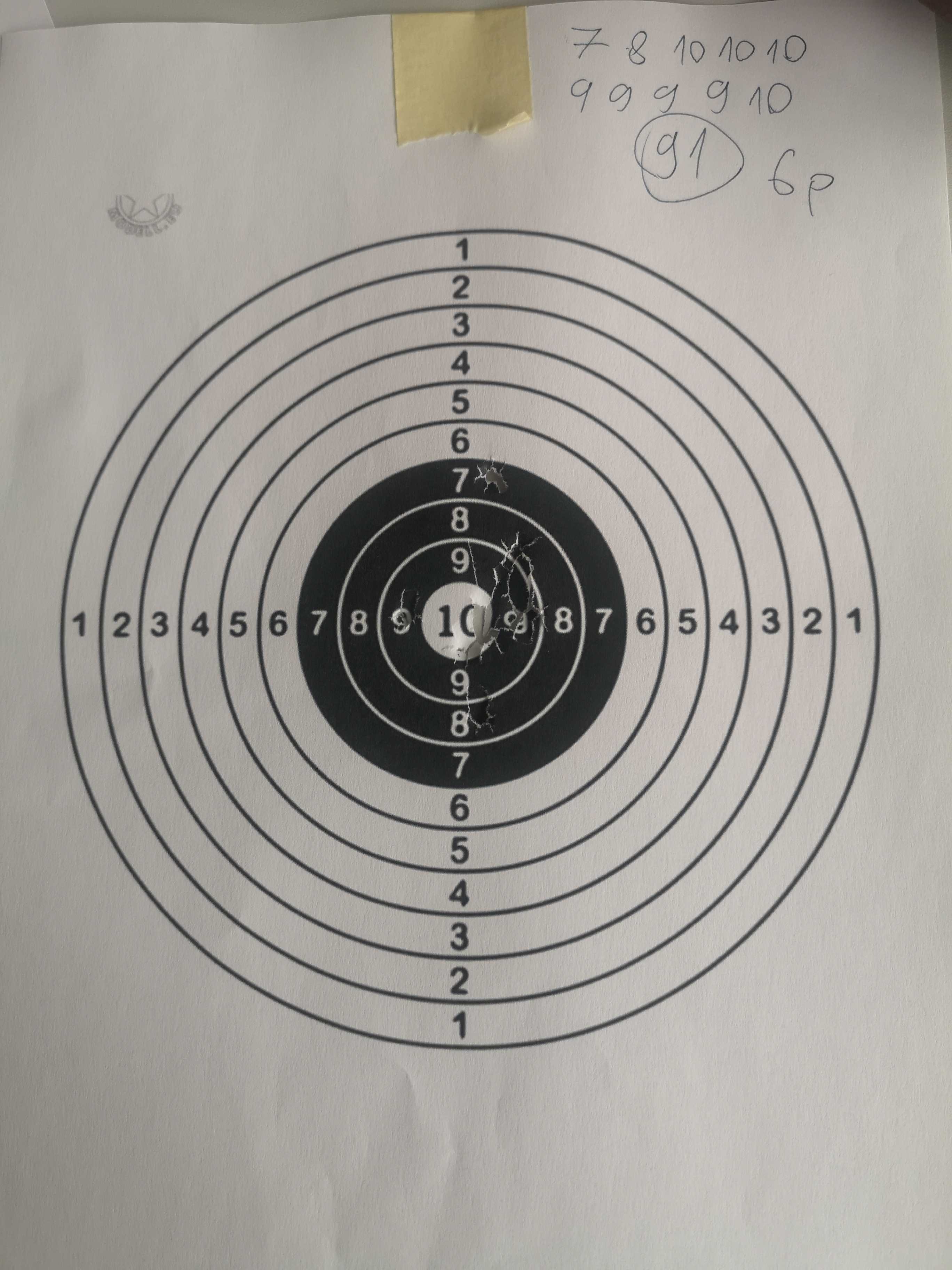 Score on my first try